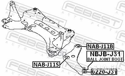 Сайлентблок рычага задний nissan qashqai UK make