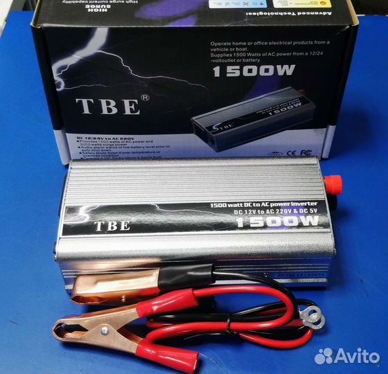 Преобразователь инвертор напряжения 12-220 1500