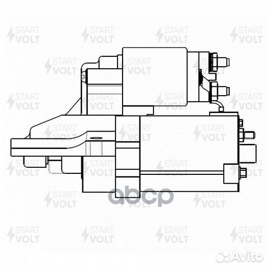 Стартер Ford Focus II 04- 1.8i 1,4кВт ford 1 47