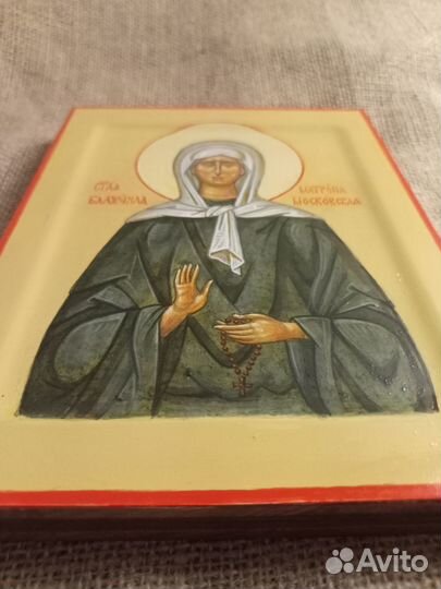 Икона св.Матроны. рукописная