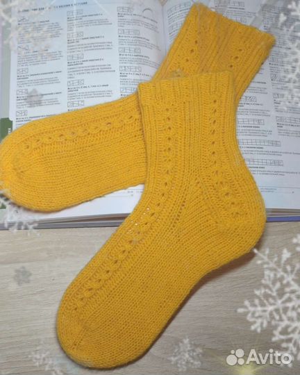 Носки вязаные