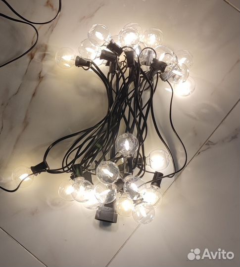 Гирлянда светодиодная Led роса ретро