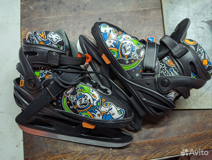 Коньки детские раздвижные 36-41