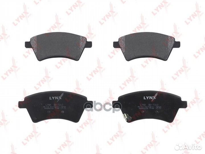 Колодки тормозные дисковые перед BD7313 LYN