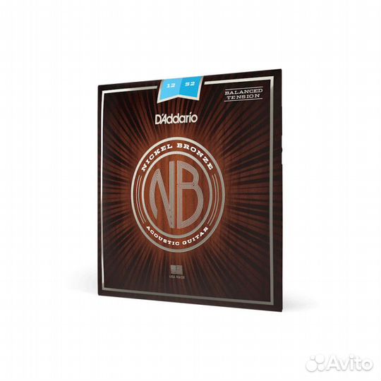 D'Addario NB1252BT Nickel Bronze Комплект струн д