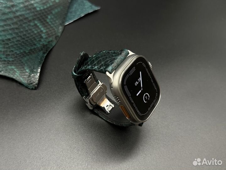 Ремешок apple watch питон ultra 40 41 44 45 ocean