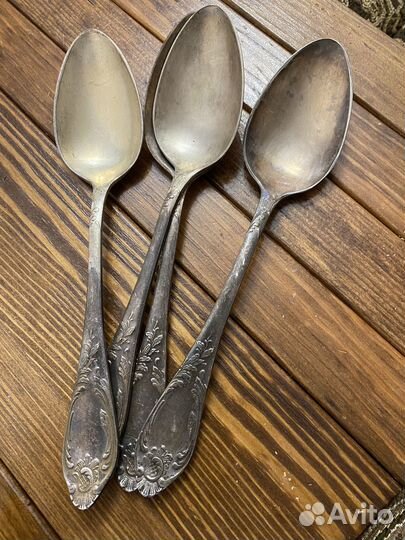 Салатная ложка мельхиор