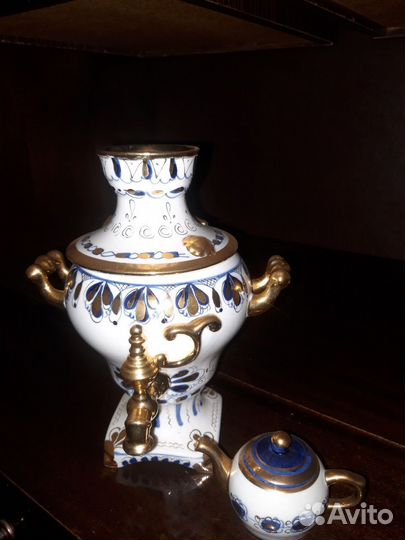 Самоварчик с чайником СССР