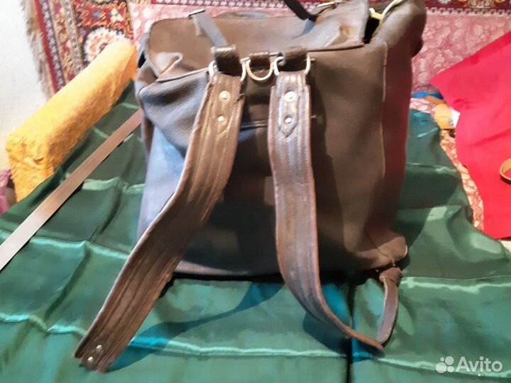 Коженный рюкзак