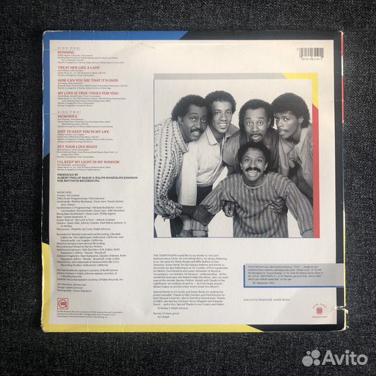 Винил The Temptations - Truly for You (USA)