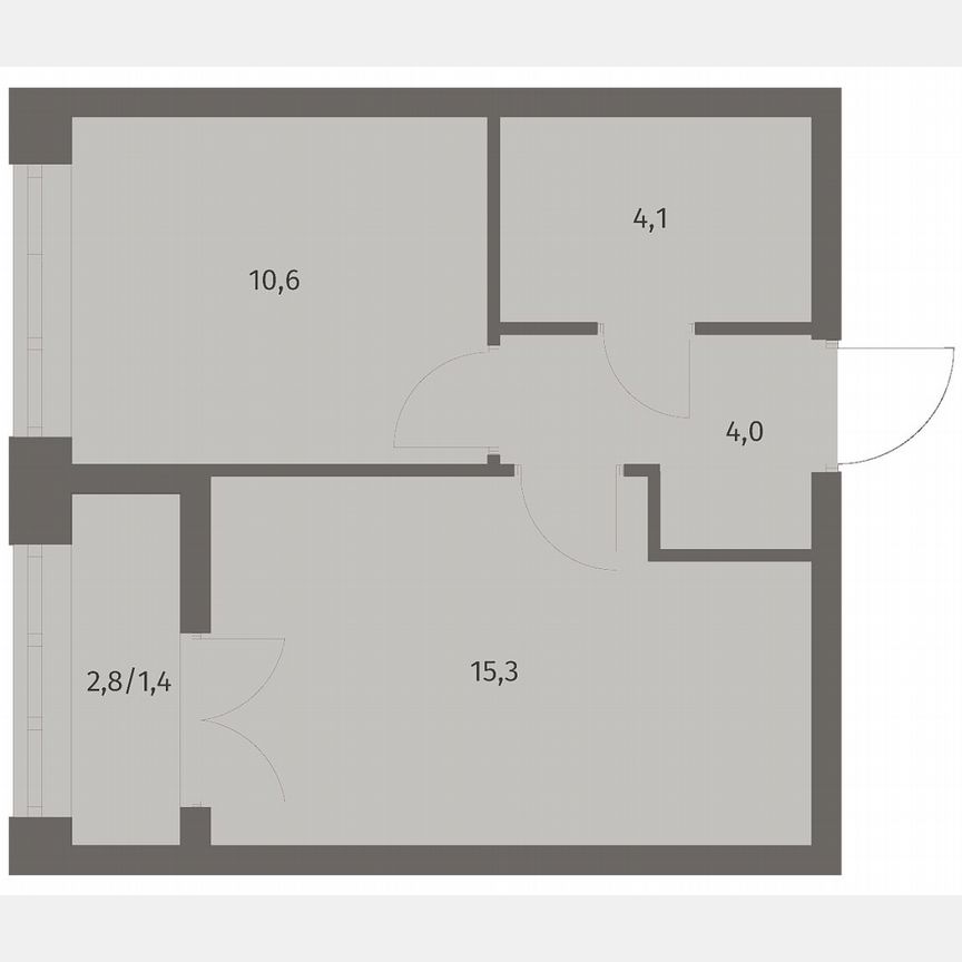 1-к. квартира, 35,4 м², 5/11 эт.