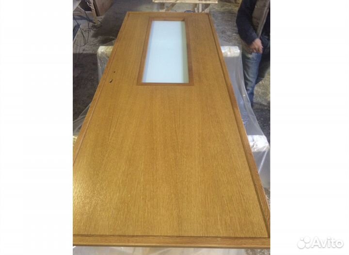 Деревянная входная утеплённая дверь. Север-М2