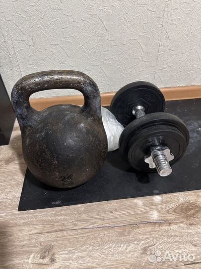 Гиря 24 гантеля 10