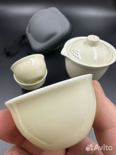 Китайский чайный набор походный в чехле, гунфу