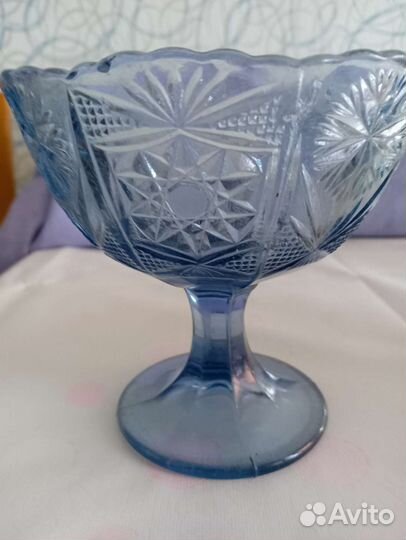 Вазы цветное стекло винтаж