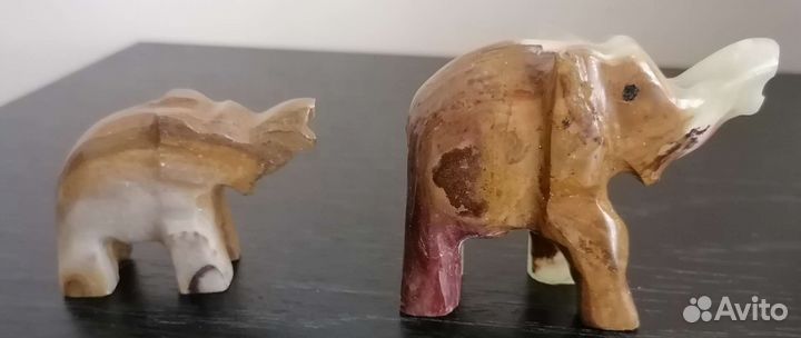 Оникс природный камень. Статуэтка Слон
