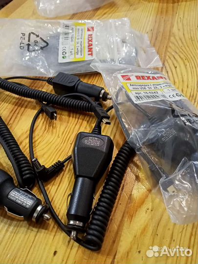 Зарядное устройство 12 v. micro, mini USB, jack