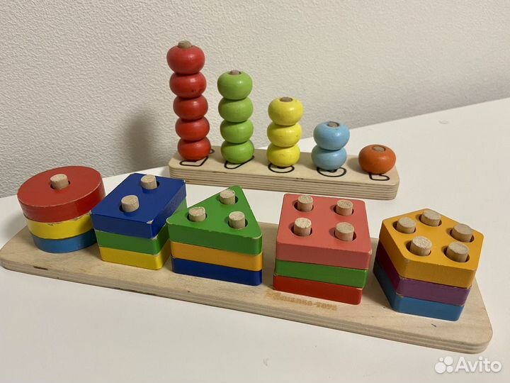 Развивающие деревянные игрушки