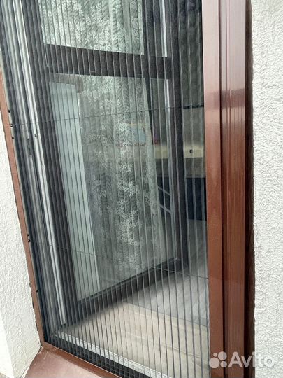 Москитная сетка плиссе на балкон 830*2030