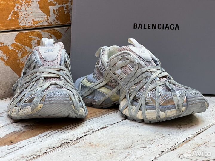 Balenciaga 3XL Extreme Lace Sneaker Brown/Grey