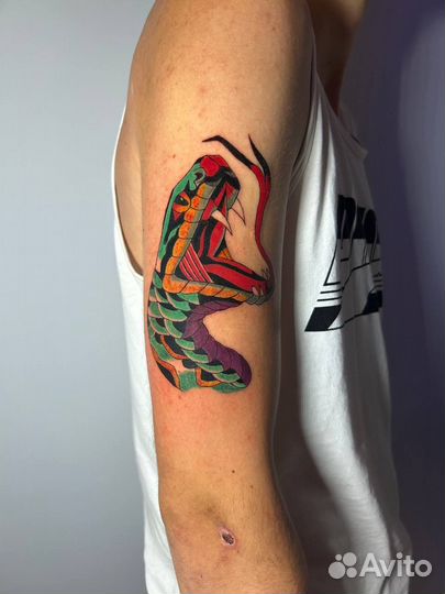 Модель на тату