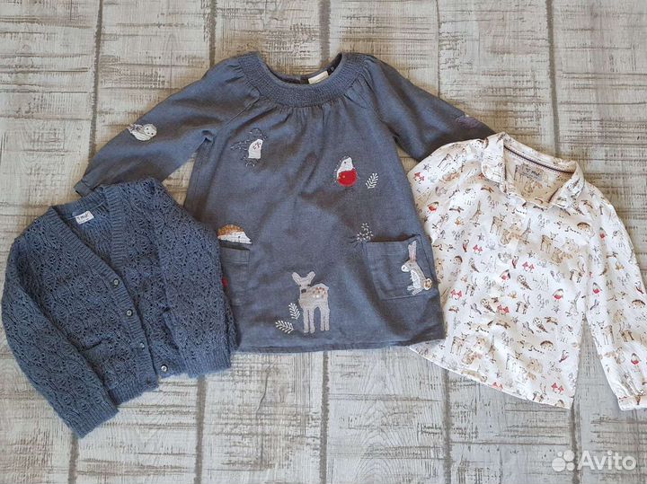 Вещи пакетом на девочку next 2-3 года