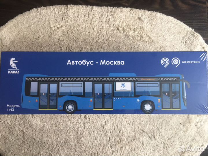 Коллекционный автобус камаз нефаз 1:43 мосгортранс