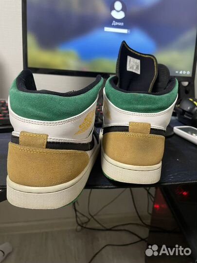 Air jordan 1 mid oakland оригинал