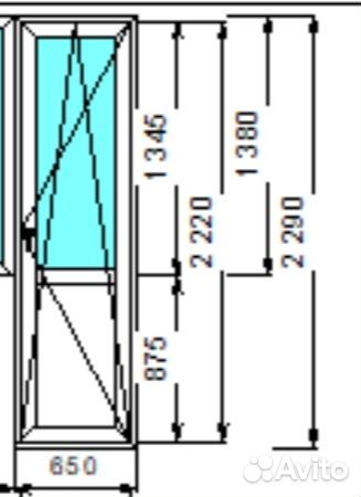 Окно и балконная дверь