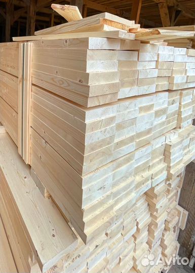 Строганная доска лиственница 45х90х6000мм, опт