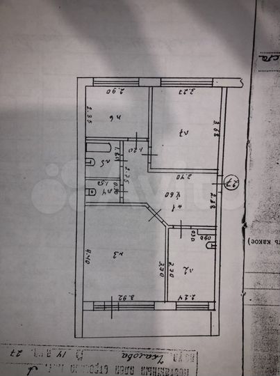3-к. квартира, 61,2 м², 3/3 эт.