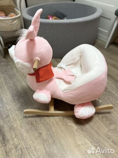 Детская качалка кролик