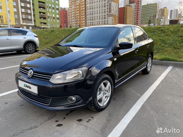 Volkswagen Polo 1.6 AT, 2013, 163 500 км