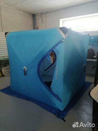 Палатка куб для зимней рыбалки утеплённая 2*2 *2,1