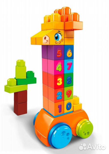 Конструктор mega bloks жираф
