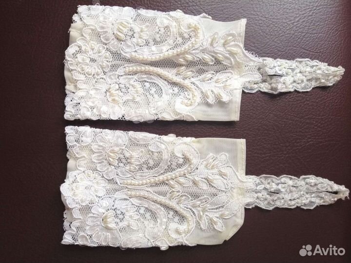 Перчатки свадебные