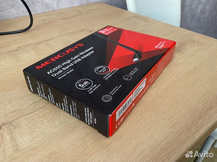 Приемник Wi-Fi Mercusys MU6H