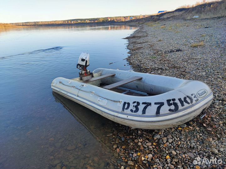 Продам лодку с двигателем