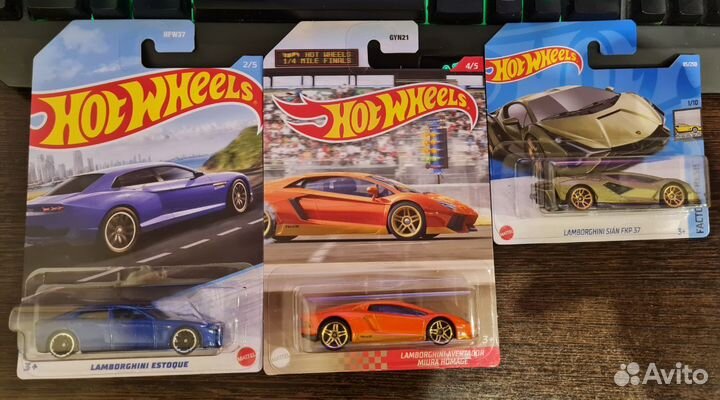 Hot Wheels Lamborghini. Запак/распак