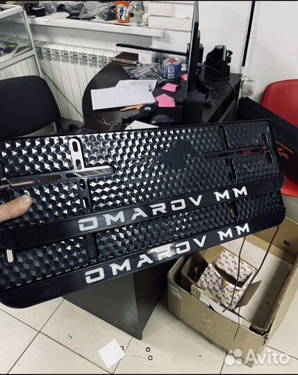 Номерные рамки с подсветкой