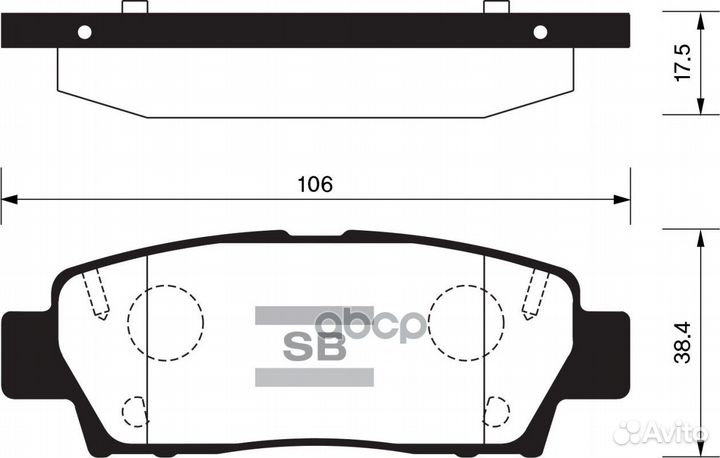 SP2022 колодки дисковые пер. Toyota Camry 3.0