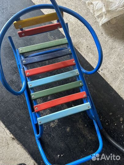 Детские санки новые