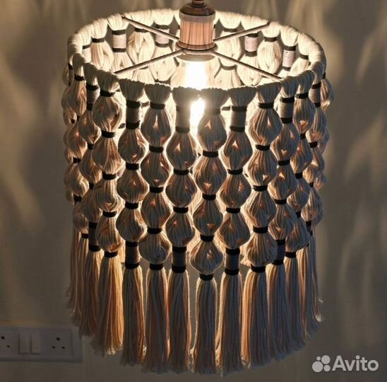 Абажур макраме