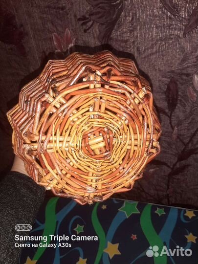 Корзина плетеная маленькая