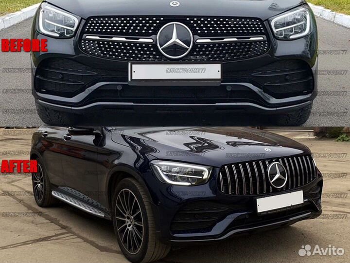 Решетка gt amg glc x253 C253 coupe рест 2020