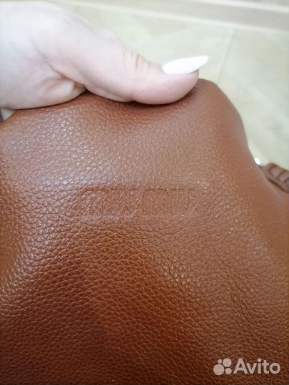 Сумка женская натуральная кожа коричневая