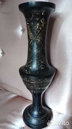 Винтажная индийская ваза