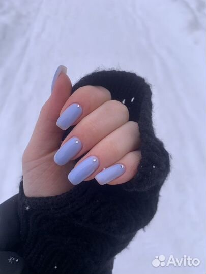 Маникюр наращивание ногтей