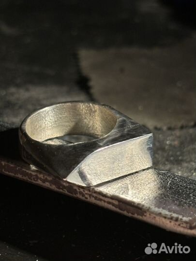 Серебряная печатка тяжелая