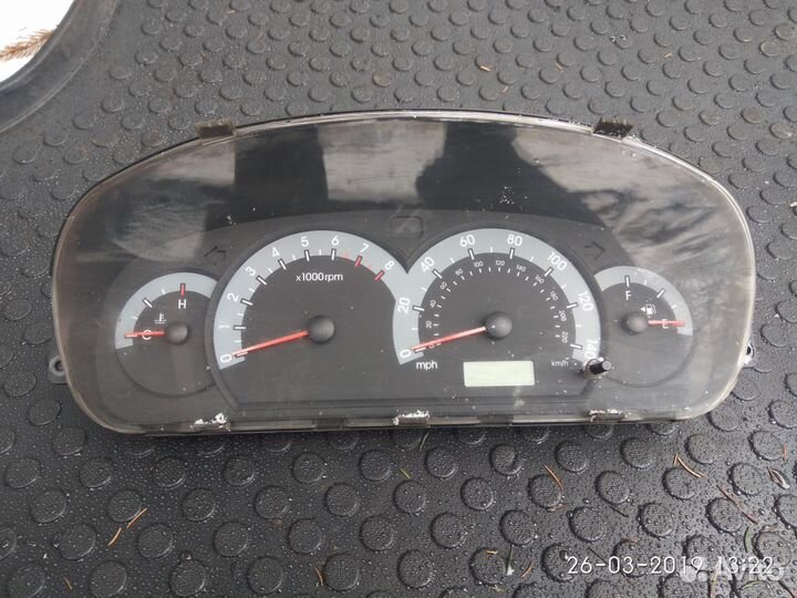 Панель приборов на Хендай Элантра 2005 года